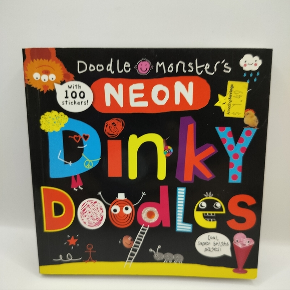 Children's Book Set, Doodle Draw Stickers Paper Crafts Creative DIY Fun Age 6-12 - Picture 4 of 14